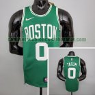 Camiseta Tatum 0 Boston Celtics 75 aniversario Verde Hombre
