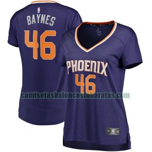Camiseta Aron Baynes 46 Phoenix Suns icon edition Púrpura Mujer