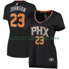 Camiseta Cameron Johnson 23 Phoenix Suns statement edition Negro Mujer