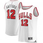 Camiseta Daniel Gafford 12 Chicago Bulls 2019 Blanco Hombre
