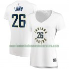 Camiseta Jeremy Lamb 26 Indiana Pacers association edition Blanco Mujer