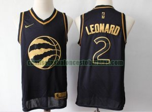 Camiseta Kawhi Leonard 2 Toronto Raptors 2019 Baloncesto dorado Hombre