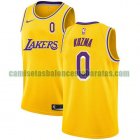 Camiseta Kyle Kuzma 0 Los Angeles Lakers 2020-21 City Edition Amarillo Hombre