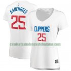 Camiseta Mfiondu Kabengele 25 Los Angeles Clippers association edition Blanco Mujer