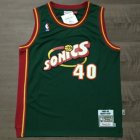 Camiseta NBA Shawn Kemp 40 1997-98 Seattle SuperSonics Verde