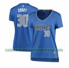 Camiseta Seth Curry 30 Dallas Mavericks icon edition Azul Mujer