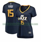 Camiseta Stanton Kidd 15 Utah Jazz icon edition Armada Mujer