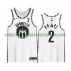 Camiseta Taurean Prince 2 Brooklyn Nets 2020-21 City Edition Blanco Hombre