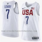 camiseta kyle lowry 7 nba usa olympics 2016 blanc