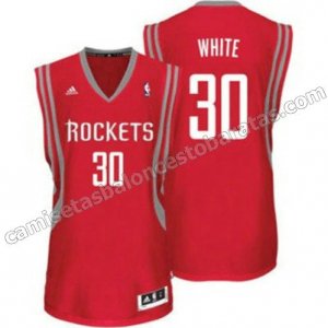 camiseta royce white #30 houston rockets revolucion 30 roja