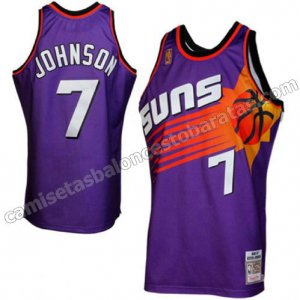 camiseta johnson #7 phoenix suns soul 1996-1997 retro purpura