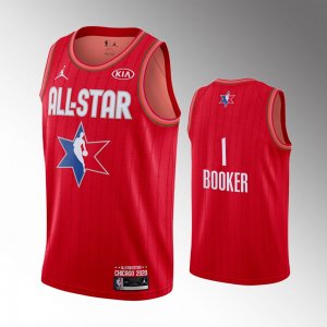 camiseta Devin Booker#1 nba all star 2020 rojo