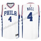 camiseta nerlens noel #4 philadelphia 76ers 2015-2016 blanca