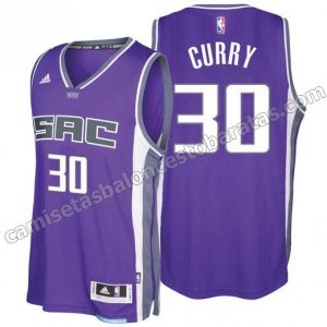 camiseta seth curry 30 sacramento kings 2016-2017 purpura