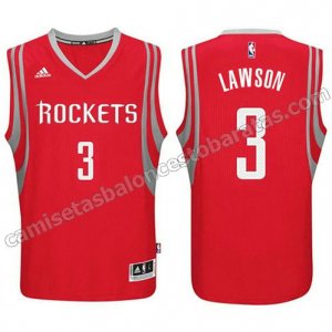 camiseta ty lawson #3 houston rockets 2014-2015 roja