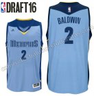 camiseta wade baldwin 2 memphis grizzlies draft 2016 azul