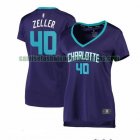 Camiseta Cody Zeller 40 Charlotte Hornets statement edition Púrpura Mujer