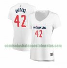 Camiseta Davis Bertans 42 Washington Wizards association edition Blanco Mujer