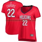 Camiseta Derrick Favors 22 New Orleans Pelicans statement edition Rojo Mujer
