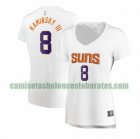 Camiseta Frank Kaminsky III 8 Phoenix Suns association edition Blanco Mujer