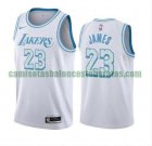 Camiseta LeBron James 23 Los Angeles Lakers 2020-21 City Edition Swingman blanco Hombre