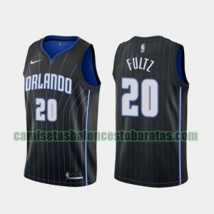Camiseta Markelle Fultz 20 Orlando Magic 2020-21 Statement negro Hombre