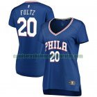 Camiseta Markelle Fultz 20 Philadelphia 76ers icon edition Azul Mujer