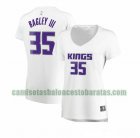 Camiseta Marvin Bagley III 35 Sacramento Kings association edition Blanco Mujer