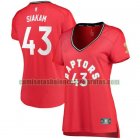 Camiseta Pascal Siakam 43 Toronto Raptors icon edition Rojo Mujer