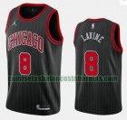 Camiseta Zach LaVine 8 Chicago Bulls 2020-21 Jordan Brand Statement Edition Swingman negro Hombre