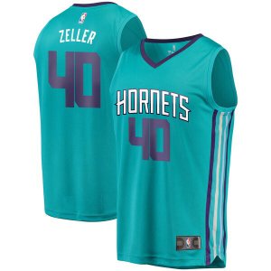 Camiseta Cody Zeller 40 Charlotte Hornets 2019 Azul Hombre