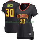 Camiseta Damian Jones 30 Atlanta Hawks icon edition Negro Mujer