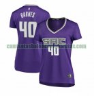Camiseta Harrison Barnes 40 Sacramento Kings icon edition Púrpura Mujer