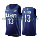 Camiseta James Harden 13 USA 2020 USA Olimpicos 2020 azul Hombre