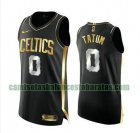 Camiseta Jayson Tatum 0 Boston Celtics 2020-21 Golden Edition Swingman verde Hombre