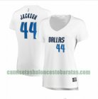 Camiseta Justin Jackson 44 Dallas Mavericks association edition Blanco Mujer
