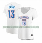 Camiseta Justin Patton 13 Oklahoma City Thunder association edition Blanco Mujer