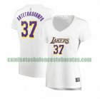 Camiseta Kostas Antetokounmpo 37 Los Angeles Lakers association edition Blanco Mujer