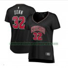 Camiseta Kris Dunn 32 Chicago Bulls statement edition Negro Mujer