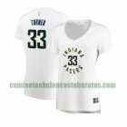 Camiseta Myles Turner 33 Indiana Pacers association edition Blanco Mujer