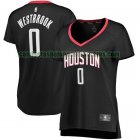 Camiseta Russell Westbrook 0 Houston Rockets statement edition Negro Mujer