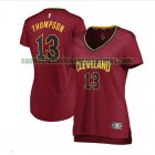 Camiseta Tristan Thompson 13 Cleveland Cavaliers icon edition Rojo Mujer