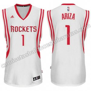 camisetas baloncesto trevor ariza #1 houston rockets blanca
