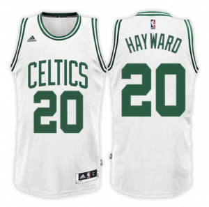 Camisa de baloncesto gordon hayward 20 2017-2018 boston celtics blanco