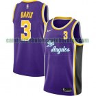 Camiseta Anthony Davis 3 Los Angeles Lakers 2020-21 City Edition Púrpura Hombre