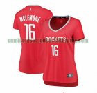 Camiseta Ben McLemore 16 Houston Rockets icon edition Rojo Mujer