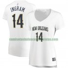 Camiseta Brandon Ingram 14 New Orleans Pelicans association edition Blanco Mujer