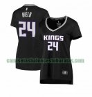 Camiseta Buddy Hield 24 Sacramento Kings statement edition Negro Mujer