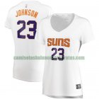 Camiseta Cameron Johnson 23 Phoenix Suns association edition Blanco Mujer