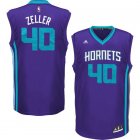 Camiseta Cody Zeller 40 Charlotte Hornets 2019 Púrpura Hombre